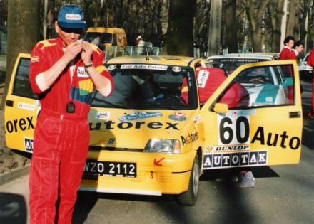 Jacek Sikora i Marek Kaczmarek - Fiat Cinquecento Sporting.